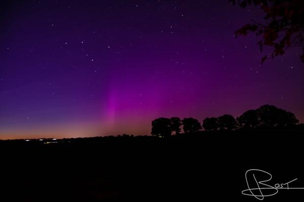 Foto van het noorderlicht