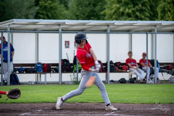 Foto van een honkbalwedstrijd