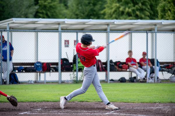 Foto van een honkbalwedstrijd