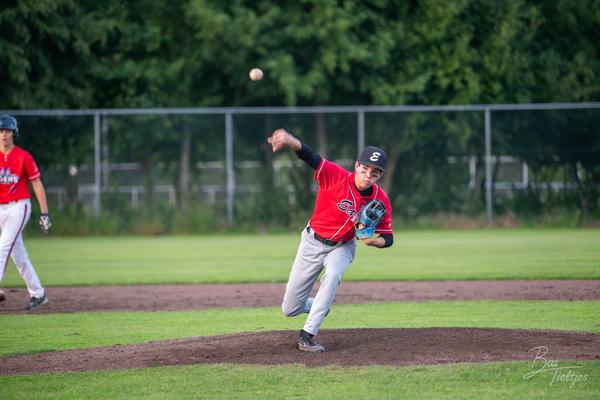 Foto van een honkbalwedstrijd
