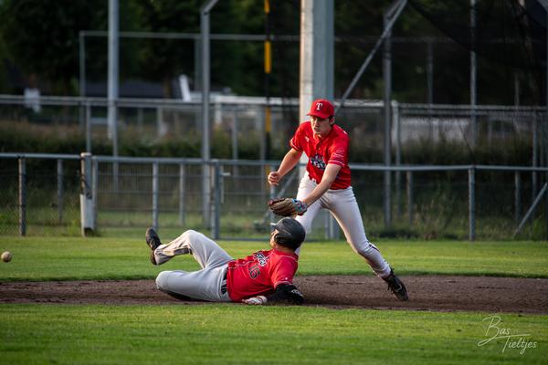 Foto van een honkbalwedstrijd