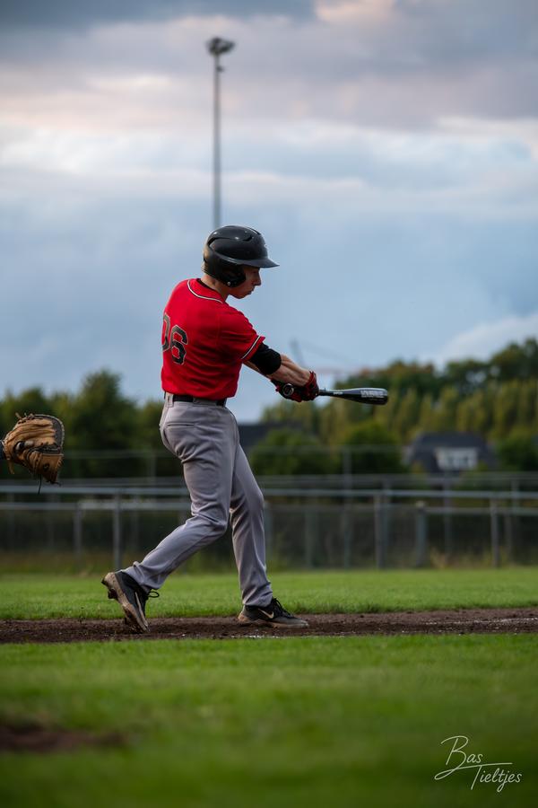 Foto van een honkbalwedstrijd